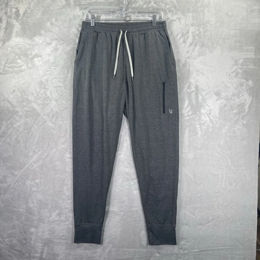 Vuori Sunday Performance Joggers Mens Medium 30x28 Athletic Pants Tapered Gray